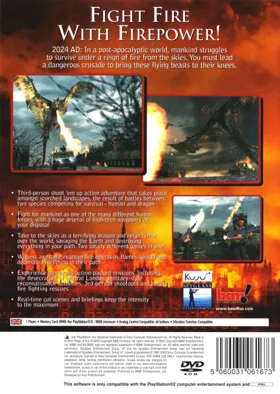 Reign of Fire box cover back